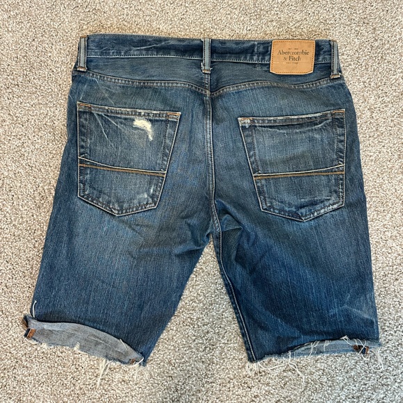 Abercrombie & Fitch Classic Blue Jeans Shorts - Picture 2 of 4